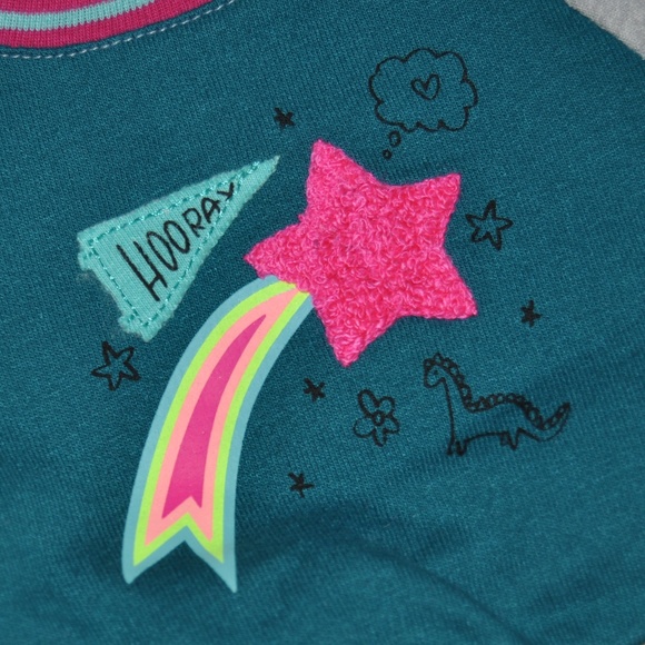 New CAT & JACK Varsity A-Line Dress & Diaper Cover - Picture 3 of 7